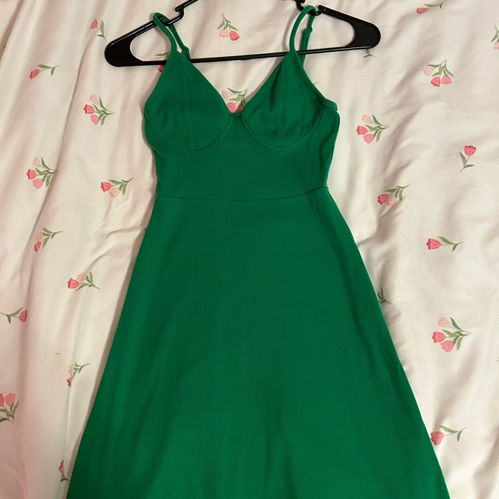 Wild Fable Green Spaghetti Strap Mini Sundress